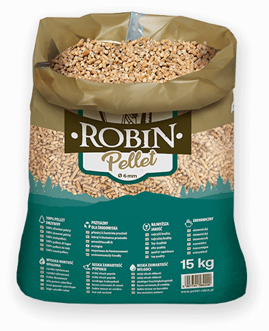 worek pelletu opałowego Robin do kupienia w Wyszogrodzie lub sklepie internetowym